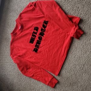 Noisy May, Wild Daughter Cropped Red Sweater